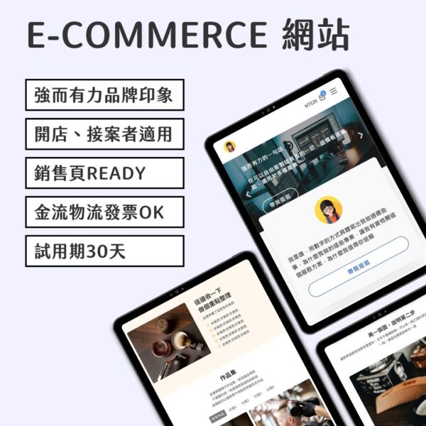 E-commerce網站(電商或聯盟行銷選這個)